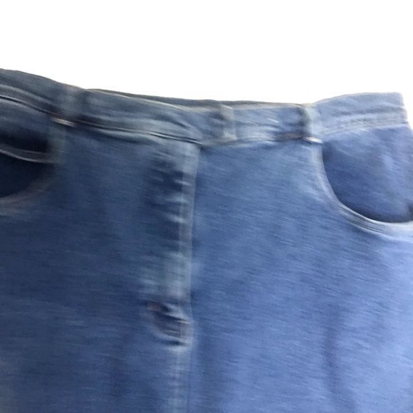 Venezia Womens Plus Size 20 Long Blue 90s Jean Skirt Stretchy Y2k - Picture 2 of 8